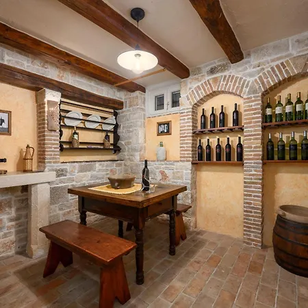 Lipa For 8 Persons Near Pula With 41 M2 Heated Pool, Beautiful Garden, Sauna & Kids Playground Villa